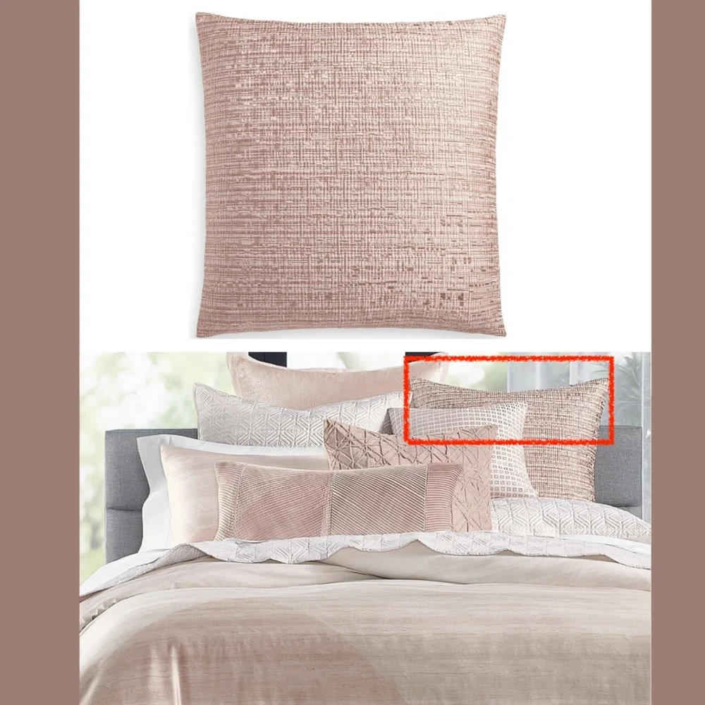 NEW Hotel Collection Woodrose (1)‎ Euro Sham Rose